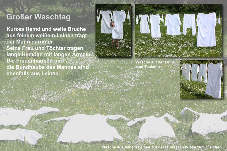 frisch gewaschene Wäsche