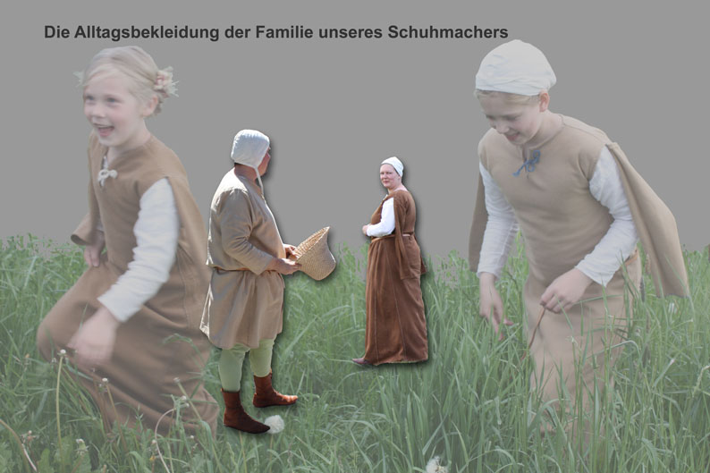 Kleidung Handwerksfamilie